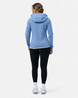 Chill Zip Hoodie in Oasis Blue