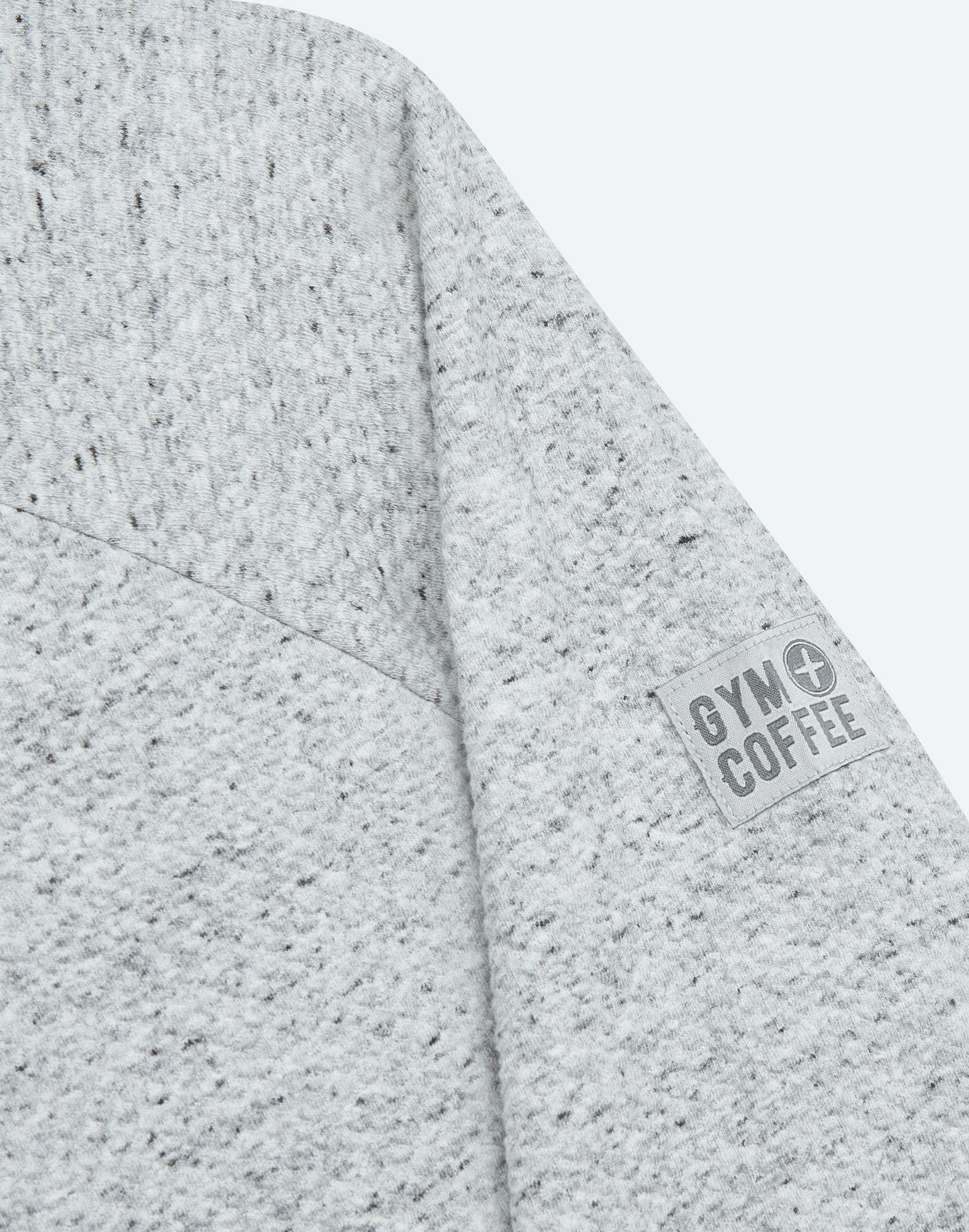 Textured Hoodie in Heather Grey