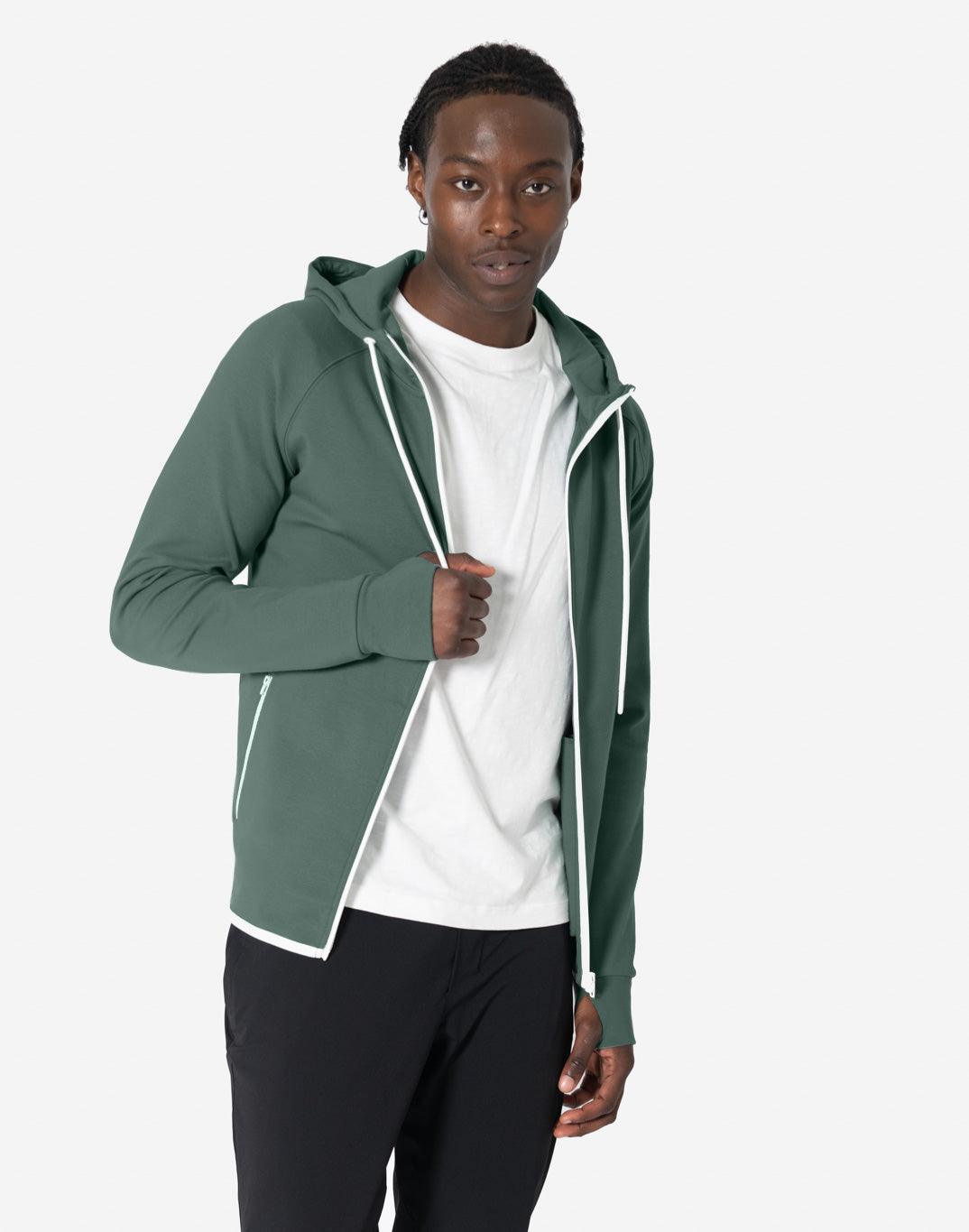 Chill Zip Hoodie in Fern Green - Hoodies - Gym+Coffee IE