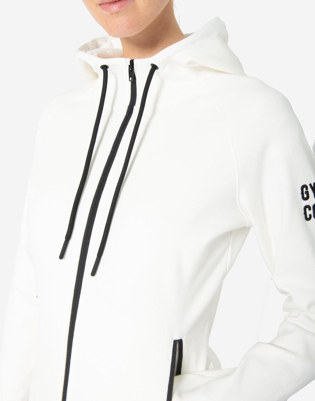 Chill Zip Hoodie in Ivory White - Hoodies - Gym+Coffee IE