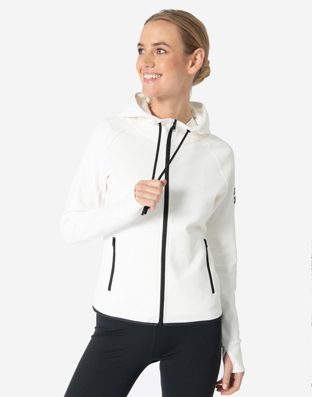 Chill Zip Hoodie in Ivory White - Hoodies - Gym+Coffee IE