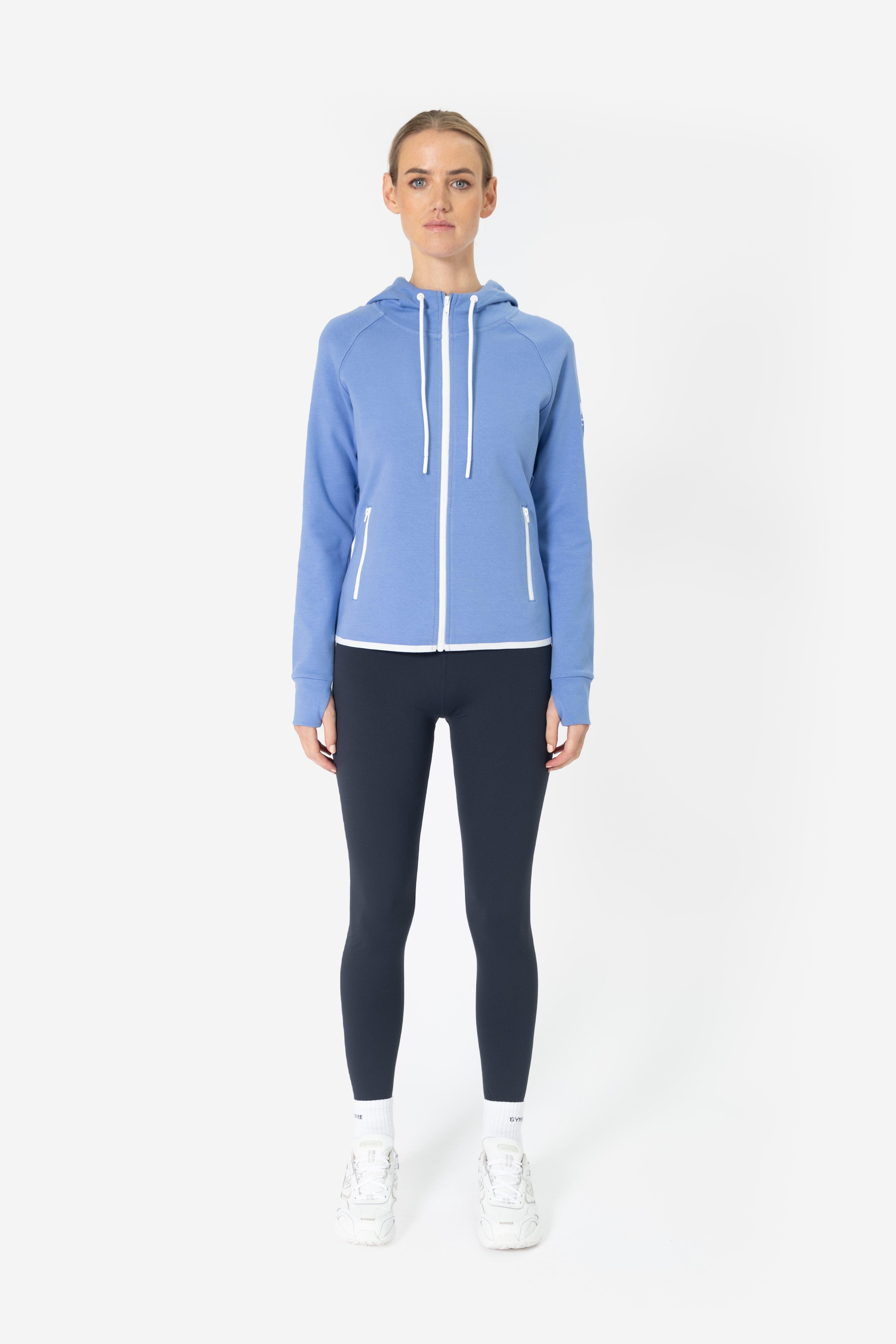 Chill Zip Hoodie in Misty Blue - Hoodies - Gym+Coffee IE