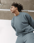 The Oversized Crew in Slate Grey - Sweatshirts - Gym+Coffee IE