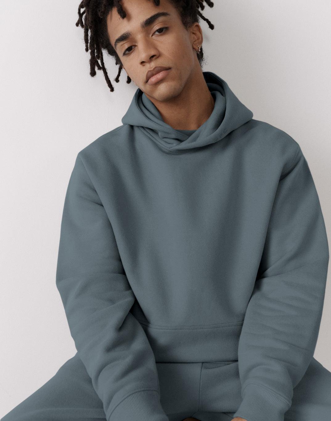 The Oversized Pullover Hoodie in Slate Grey - Hoodies - Gym+Coffee IE