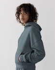 The Womens Full Zip Hoodie in Slate Grey - Hoodies - Gym+Coffee IE