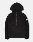 Hooded Polar Fleece in Black