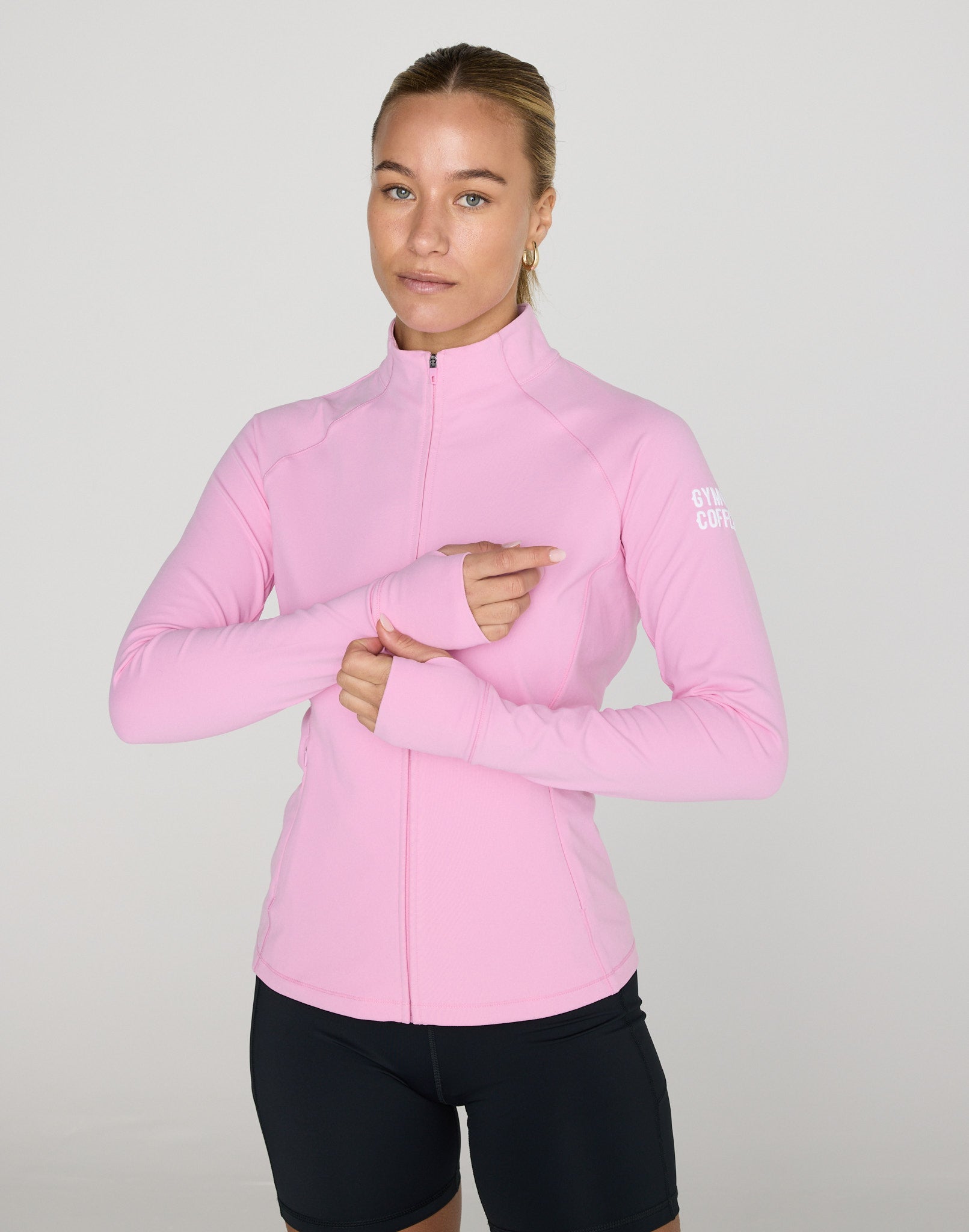 Relentless Full Zip in Pink Blossom