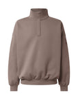 Snap Collar Sierra Sweatshirt in Pebble