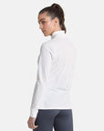 Adaptive 1/2 Zip in Striker White - Midlayer - Gym+Coffee IE