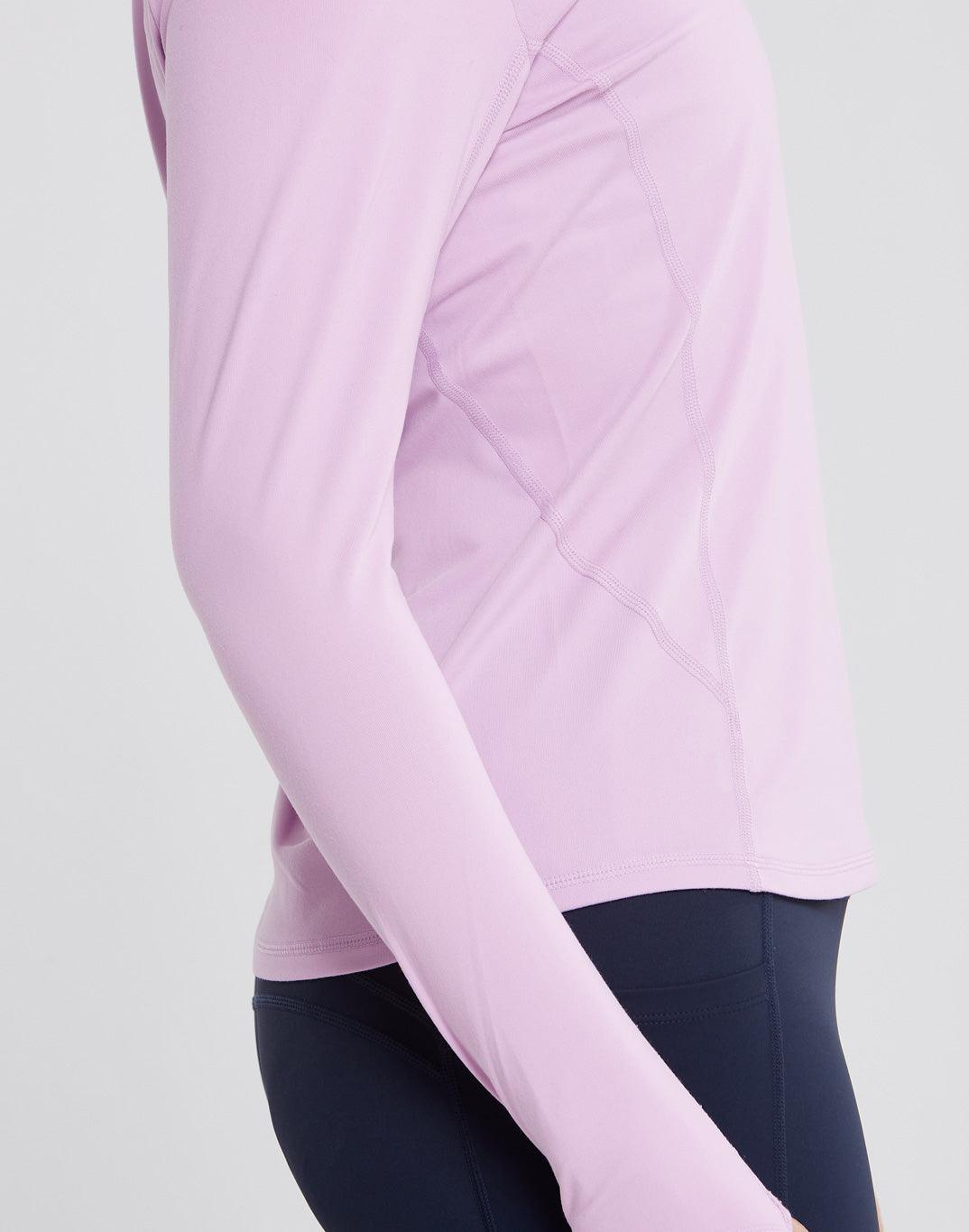 Advantage V-Neck Long Sleeve Tee in Orchid - Long Sleeves - Gym+Coffee IE