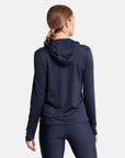 Celero Hooded Long Sleeve in Obsidian - Mid Layer - Gym+Coffee IE