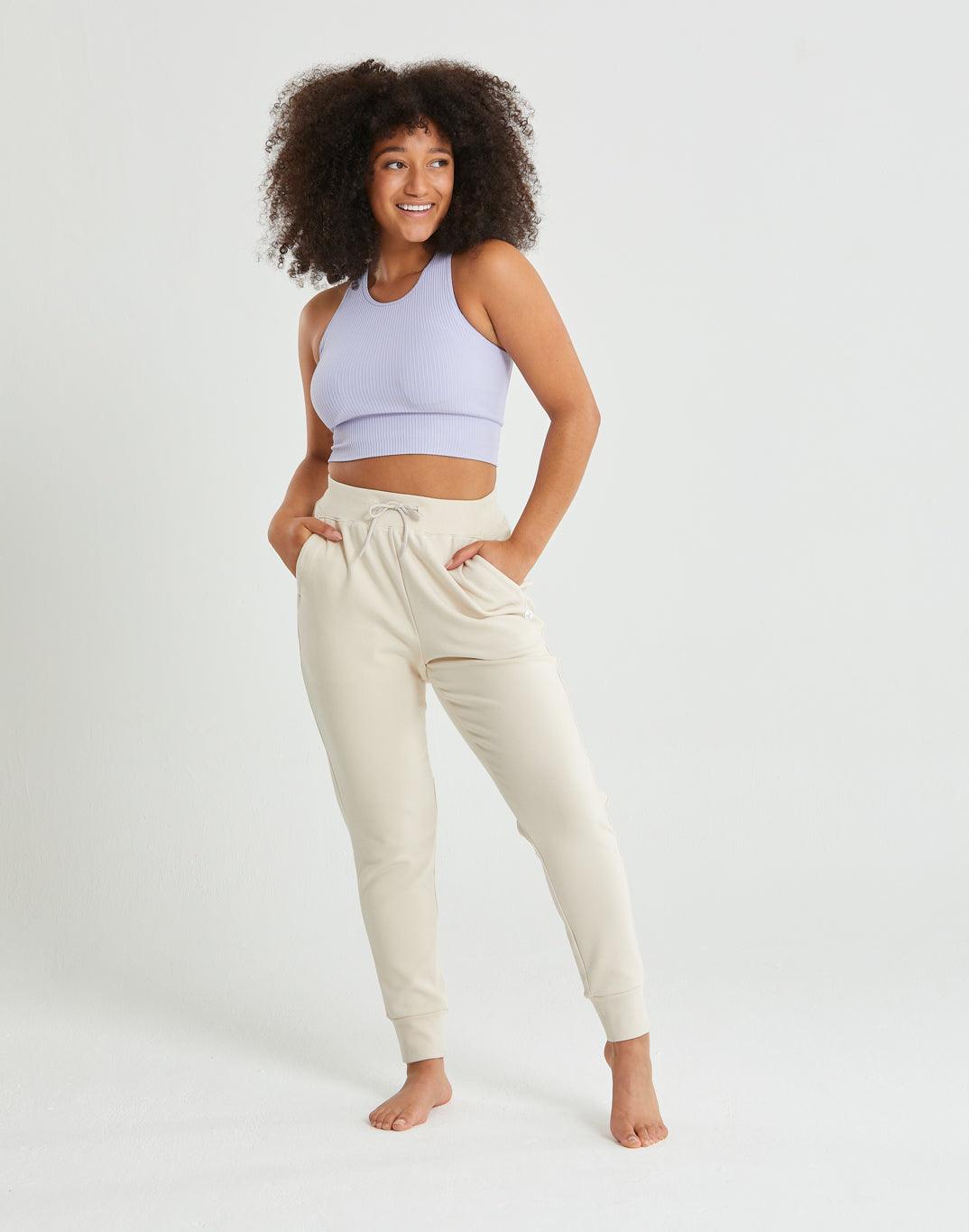 Chill Track Jogger in Alabaster - Joggers - Gym+Coffee IE