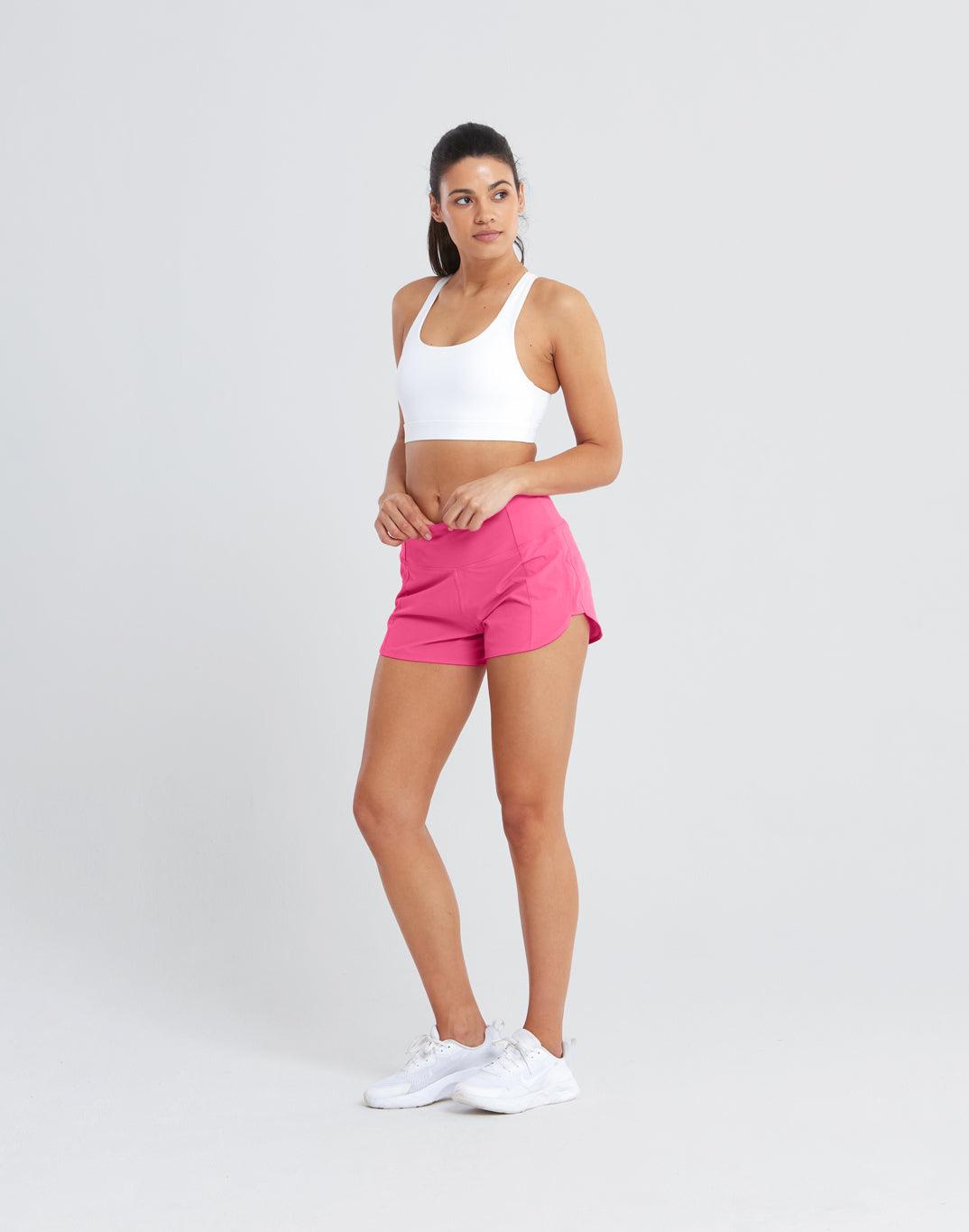 Contender 4" Shorts in Flash Pink - Shorts - Gym+Coffee IE