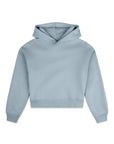 The Womens Pullover Crop Hoodie in Chalk Blue - Hoodies - Gym+Coffee IE