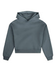 The Womens Pullover Crop Hoodie in Slate Grey - Hoodies - Gym+Coffee IE