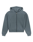 The Womens Full Zip Hoodie in Slate Grey - Hoodies - Gym+Coffee IE