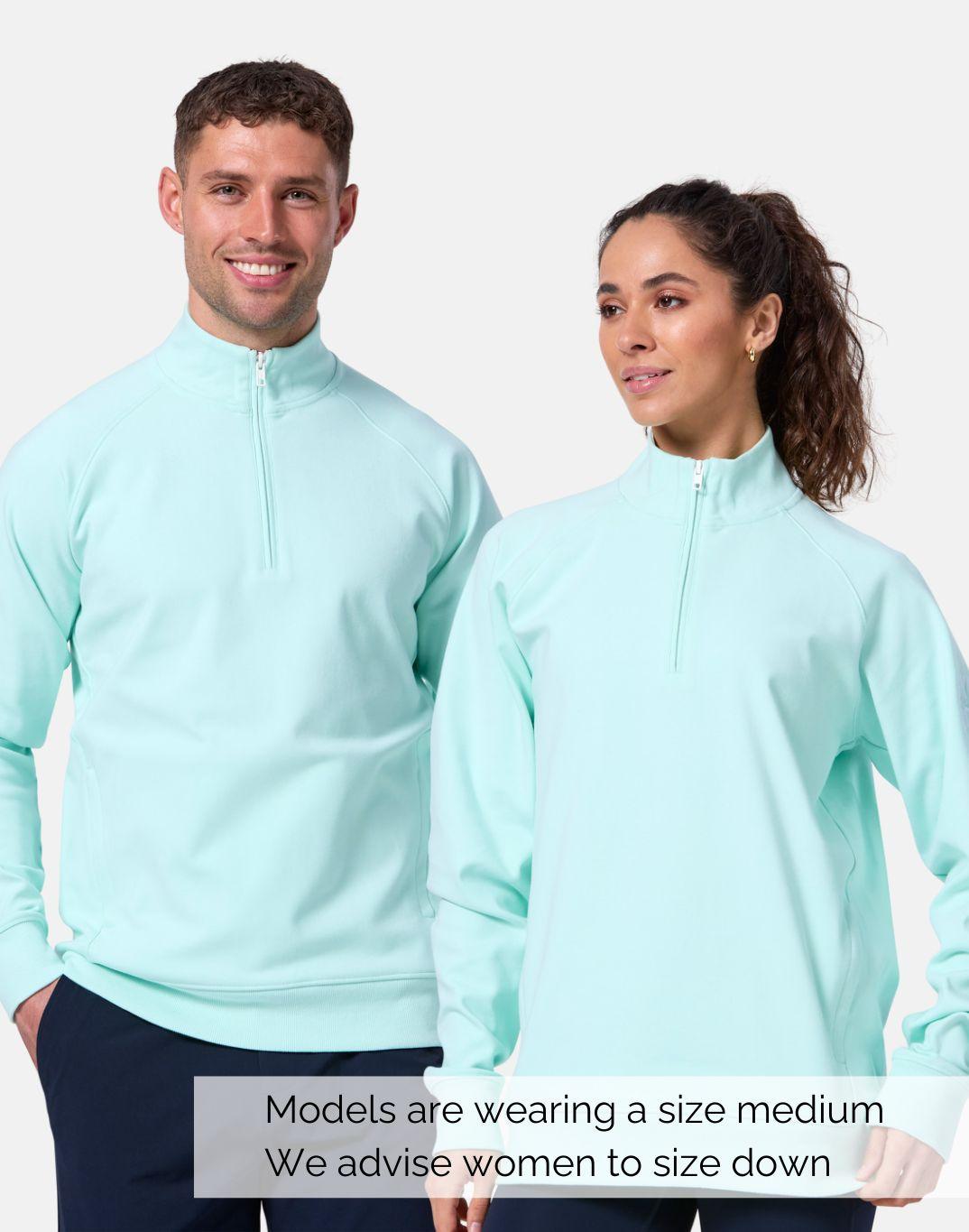 Chill Half Zip in Mint - Sweatshirts - Gym+Coffee IE