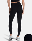 Lotus Chevron Legging in Black - Leggings - Gym+Coffee IE