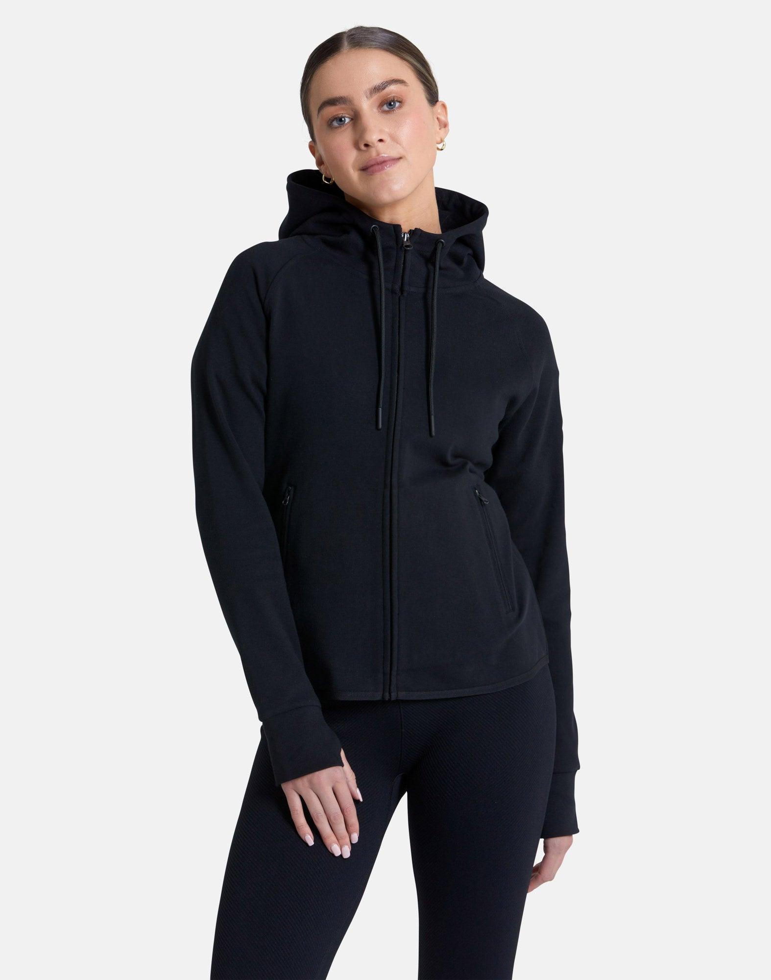 Chill Zip Hoodie in Black - Hoodies - Gym+Coffee IE