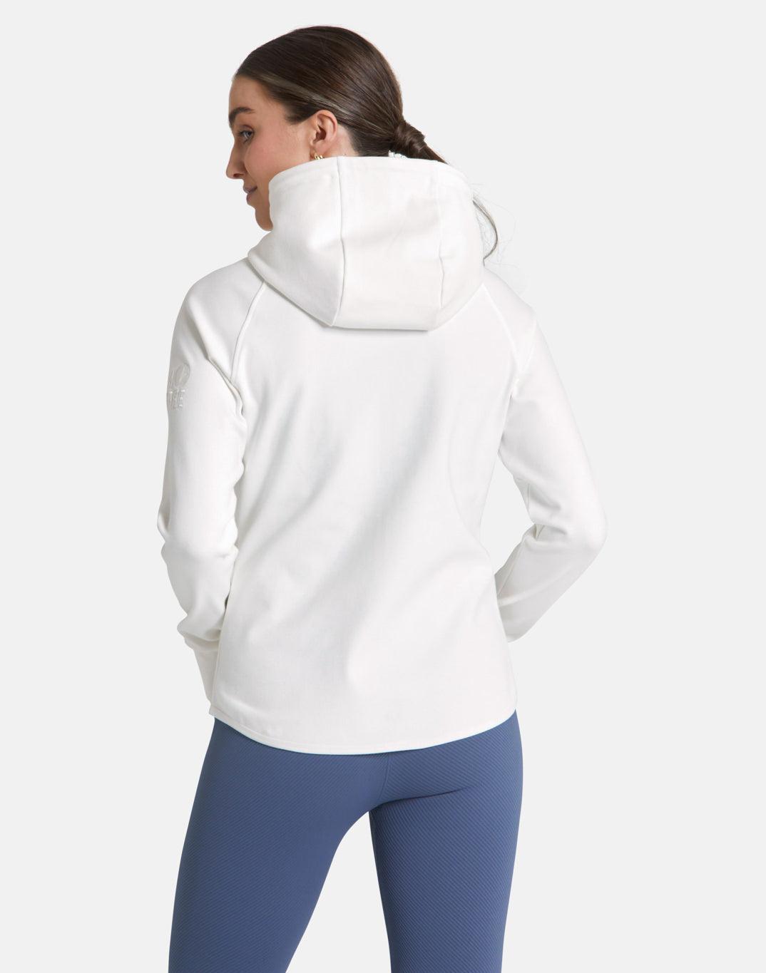 Chill Zip Hoodie in Ivory White - Hoodies - Gym+Coffee IE