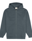 The Oversized Zip Hoodie in Slate Grey - Hoodies - Gym+Coffee IE