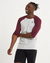 Home Run Tee in Rosewood Marl