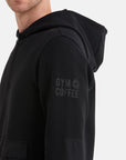 Horizon Half Zip Hoodie in Black - Hoodies - Gym+Coffee IE