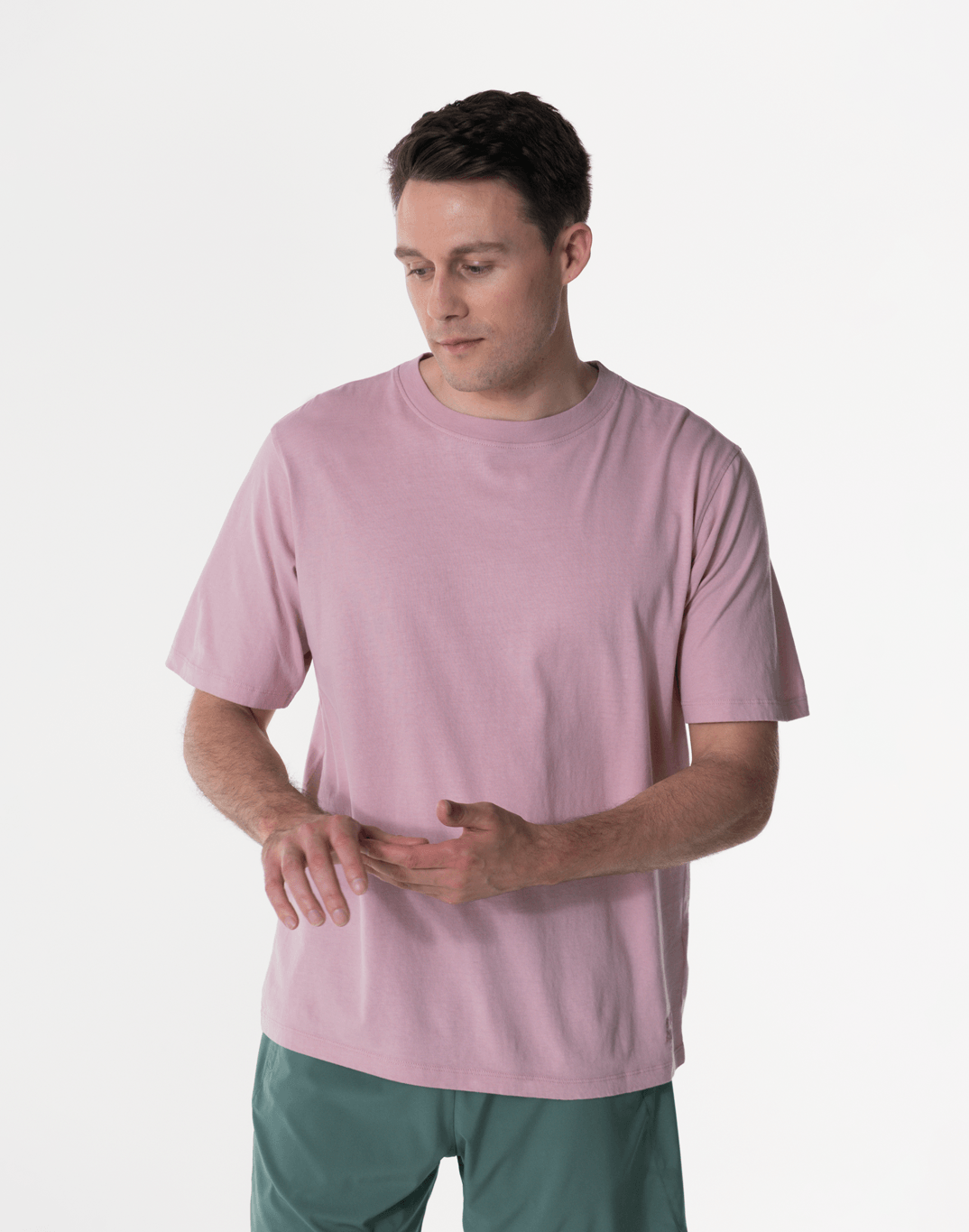 Kinney Tee in Pale Pink - T-Shirts - Gym+Coffee