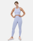 Lotus Rib Knit Legging in Lilac - Leggings - Gym+Coffee IE