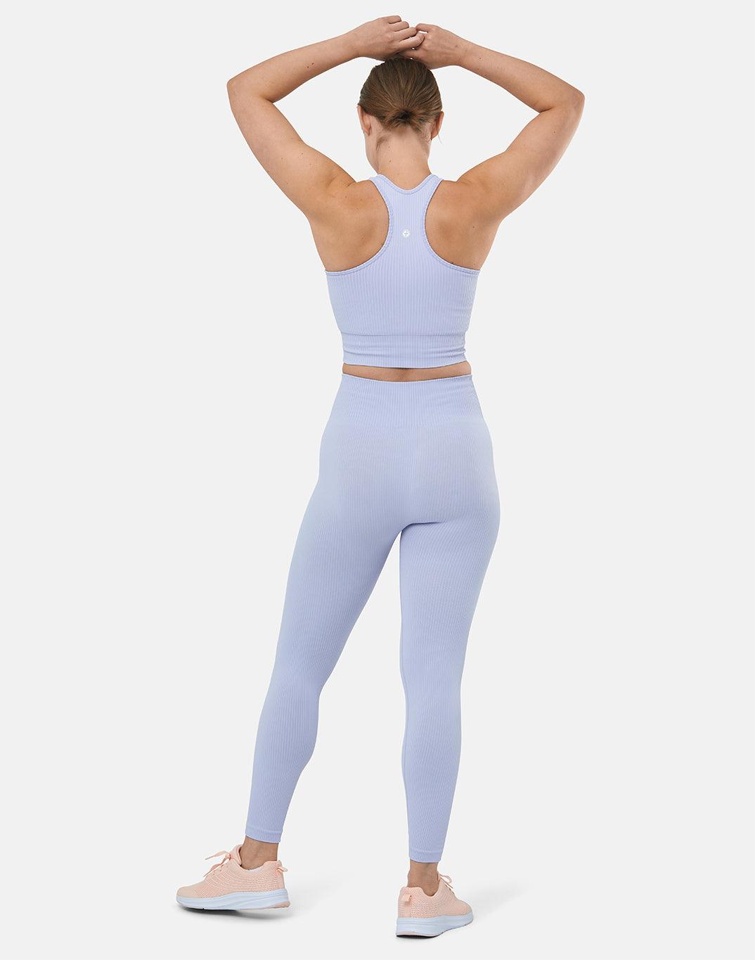 Lotus Rib Knit Legging in Lilac - Leggings - Gym+Coffee IE