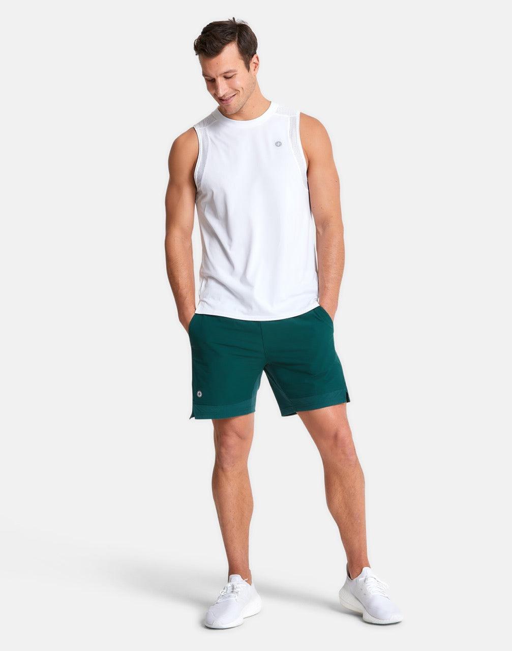 Men&#39;s Celero Vest in Striker White - Tanks - Gym+Coffee IE