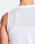 Mens Celero Vest in Striker White - Tanks - Gym+Coffee IE