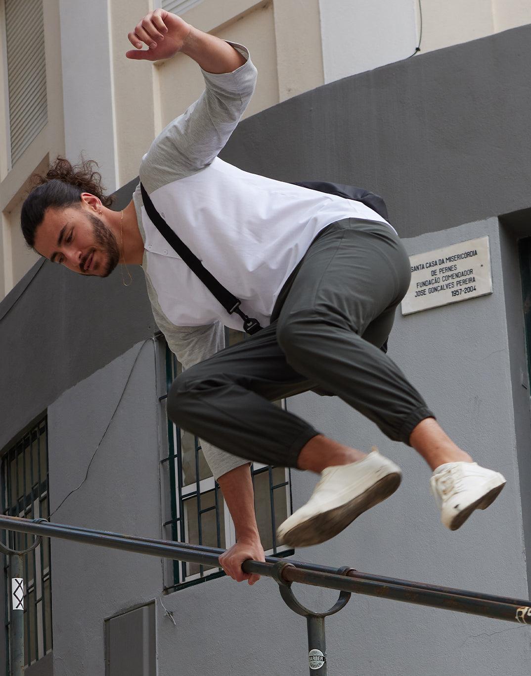 Mens Uptown Pant in Khaki - Joggers - Gym+Coffee IE