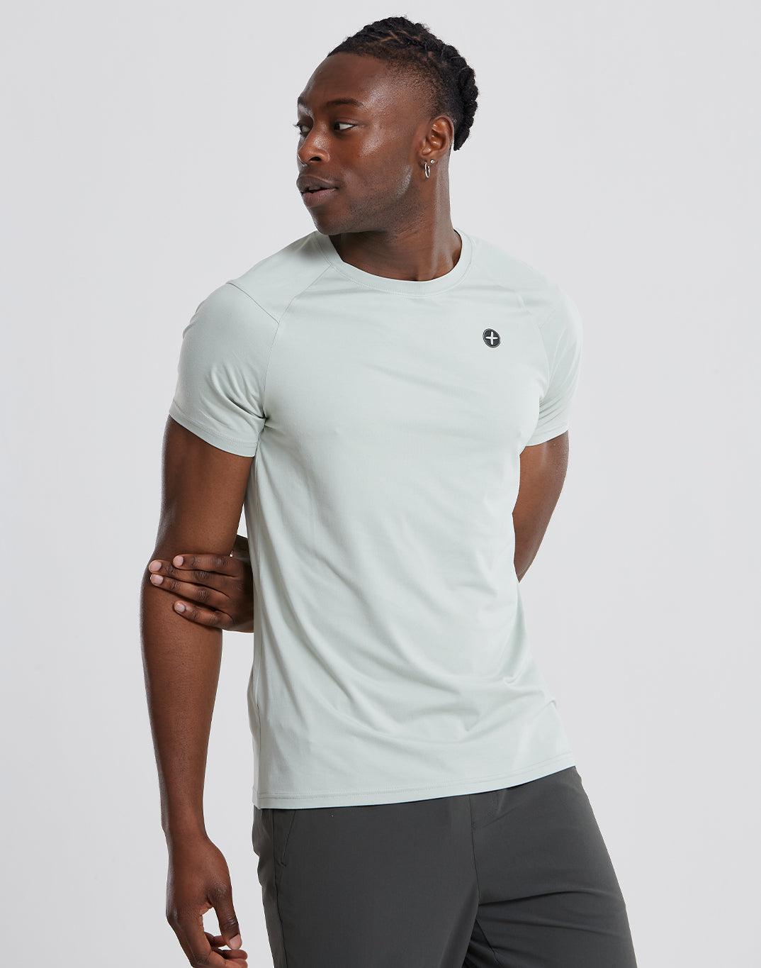 Sector Tee in Light Slate - T-Shirts - Gym+Coffee IE