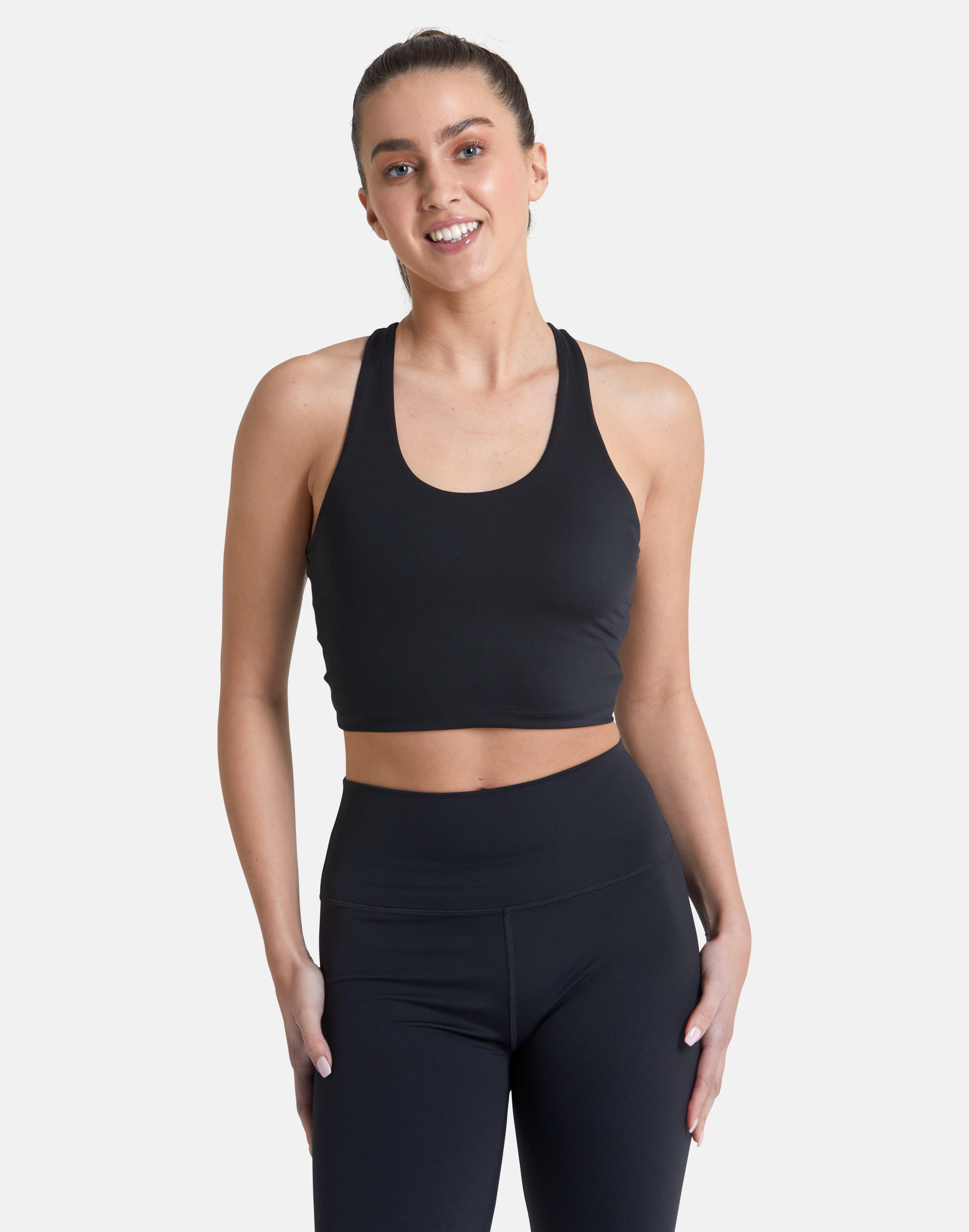 Session Long Line Bra in Black - Bras - Gym+Coffee IE