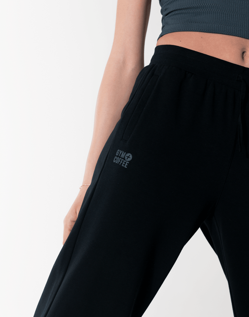 Snap Joggers in Jet Black - Joggers - Gym+Coffee IE