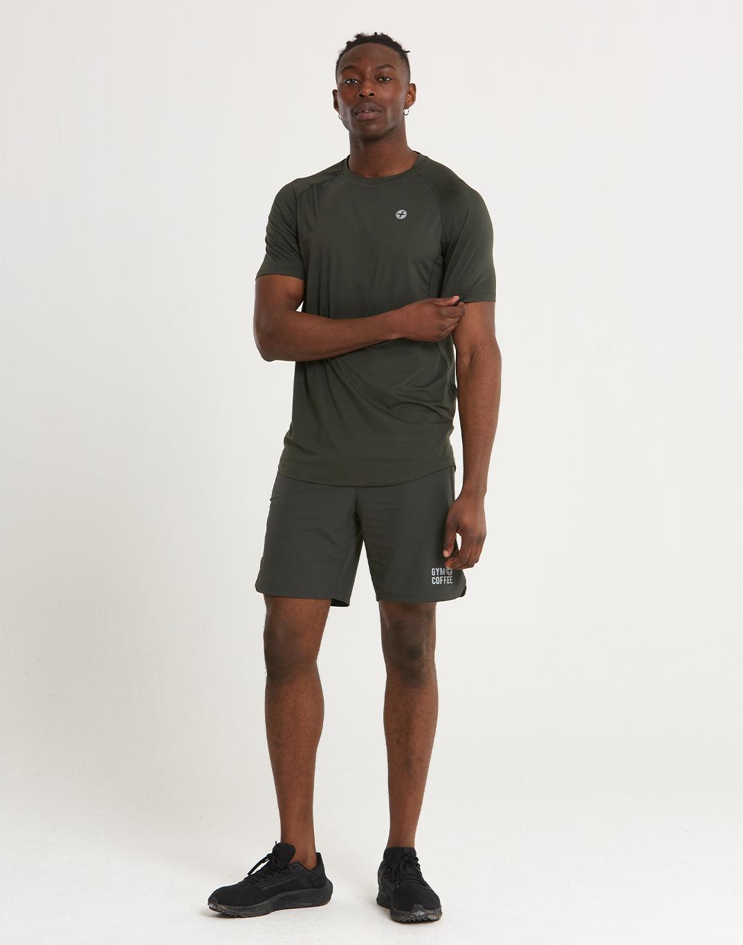 Surge Tee in Khaki - T-Shirts - Gym+Coffee IE