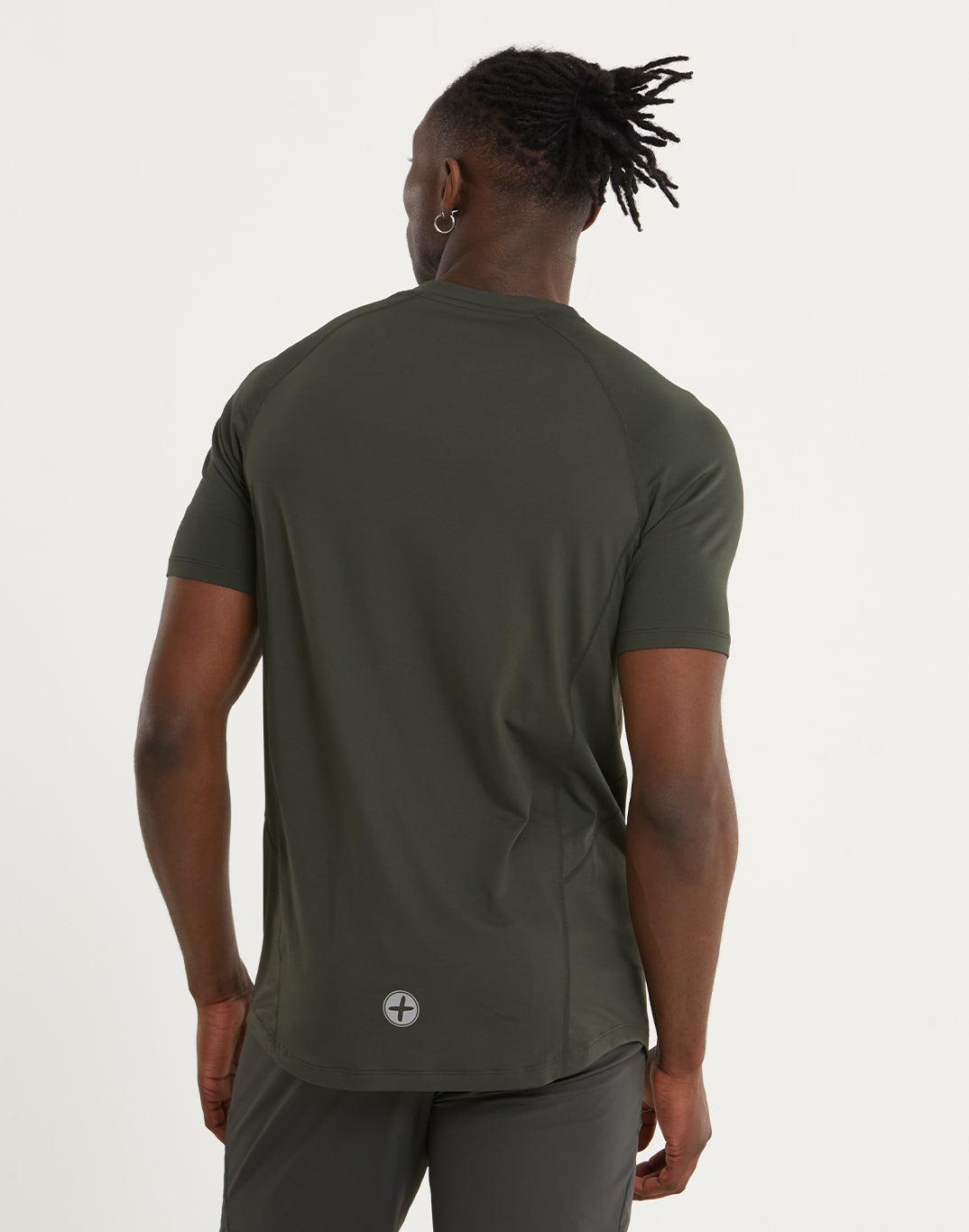 Surge Tee in Khaki - T-Shirts - Gym+Coffee IE