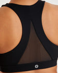 Swift Mesh Racer Bra in Black - Bras - Gym+Coffee IE