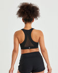 Swift Mesh Racer Bra in Black - Bras - Gym+Coffee IE