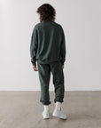 The Oversized Crew in Earth Green - Sweatshirts - Gym+Coffee IE