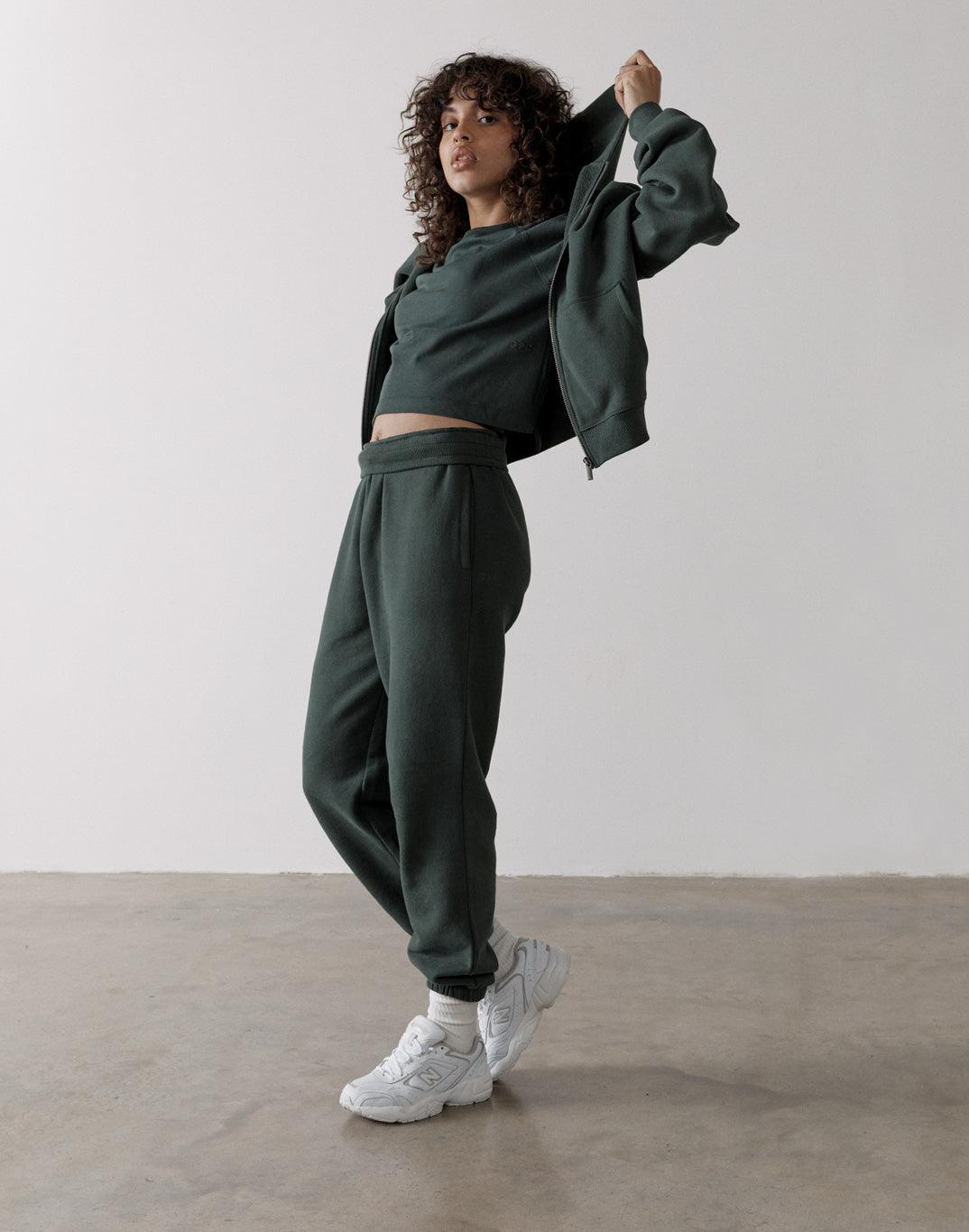 The Jogger in Earth Green - Joggers - Gym+Coffee IE
