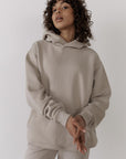 The Oversized Pullover Hoodie in Ashwood - Hoodies - Gym+Coffee IE