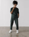 The Oversized Tee in Earth Green - T-Shirts - Gym+Coffee IE